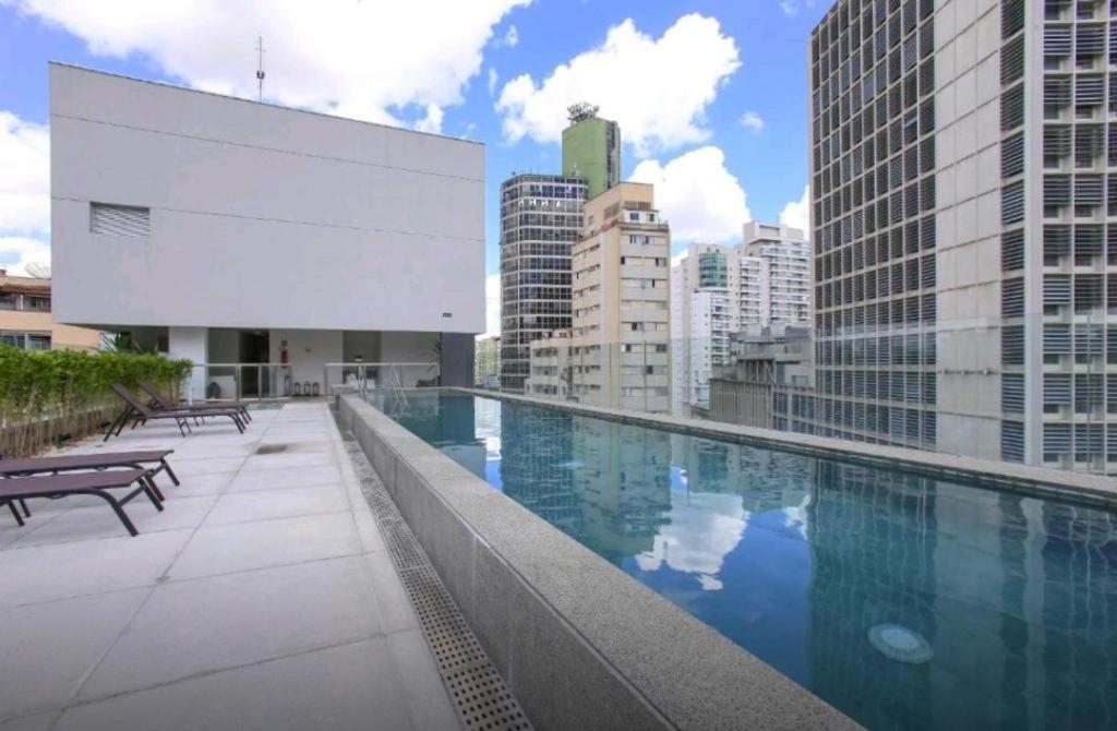 Апартаменты Apto Com Wifi, Piscina, Academia No Coracao De Сан-Пауло Экстерьер фото